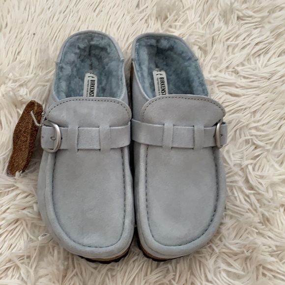 NWB Birkenstock buckley genuine shearling mule - Picture 11 of 14